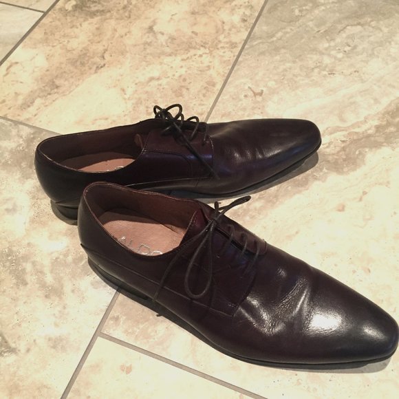Mens Chocolate Brown dress shoes. Brand Aldo.  Size 41 - Picture 1 of 3